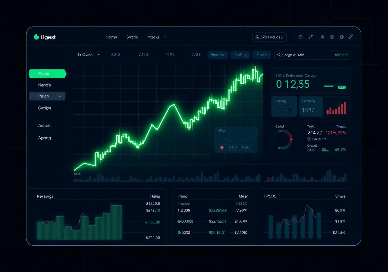 Dashboard moderno do RoboVelox com gráficos e indicadores
